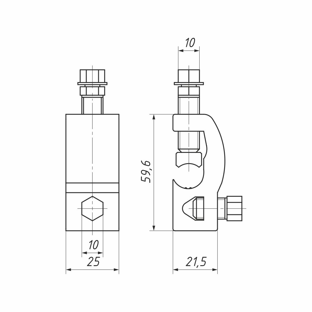 Ответвительный зажим (CD 71 + BI) 16-150/4-70 — изображение 2