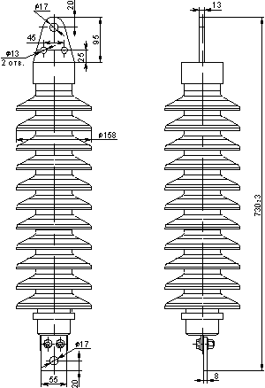 ОПНП 15, 20, 27,5, 35 кВ