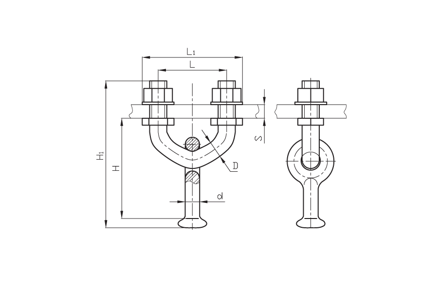 Узел крепления КГП-7-2B